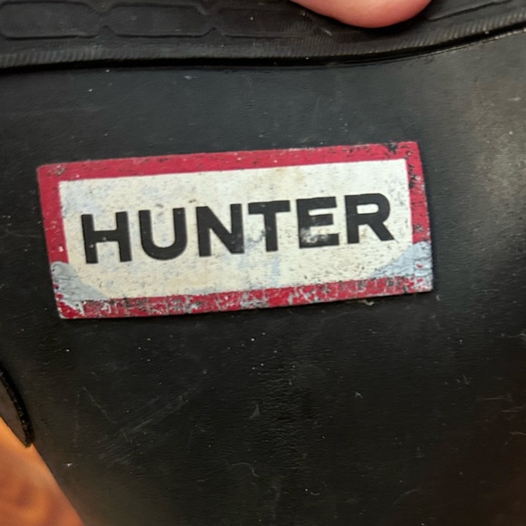 Hunter Tall Black Rain Boots - Picture 11 of 15